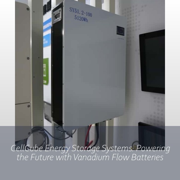 CellCube Energy Storage Systems: Powering the Future with Vanadium Flow Batteries